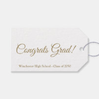 Glückwunsch schreiben Gold-Script-Schule Jahr
