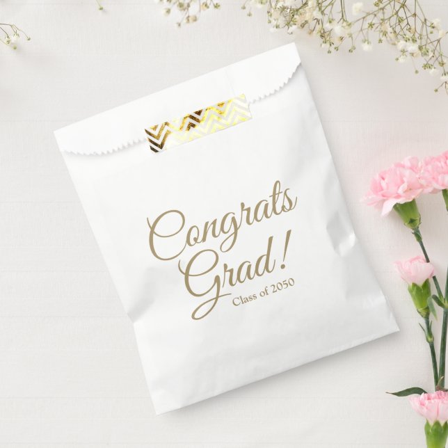 Glückwunsch schreiben goldenes Skript-Klasse Geschenktütchen (Versiegelt)