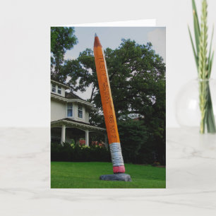 Glückwunsch "See of the Isles Pencil Sculpture" Ka Karte
