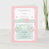 Glückwunsch Shabby Chic Hochzeitstag Gruß