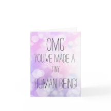 Glückwunsch - Sie haben ein winziges menschliches 