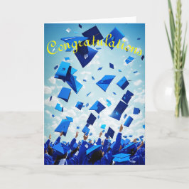 Glückwunsch - Sie haben es zum Abschluss gemacht Feiertagskarte