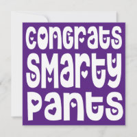 Glückwunsch Smarty Pants Texthörer Prüfung Lila