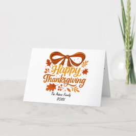 Glückwunsch Thanksgiving Faltes Holidaycard , viel Dankeskarte