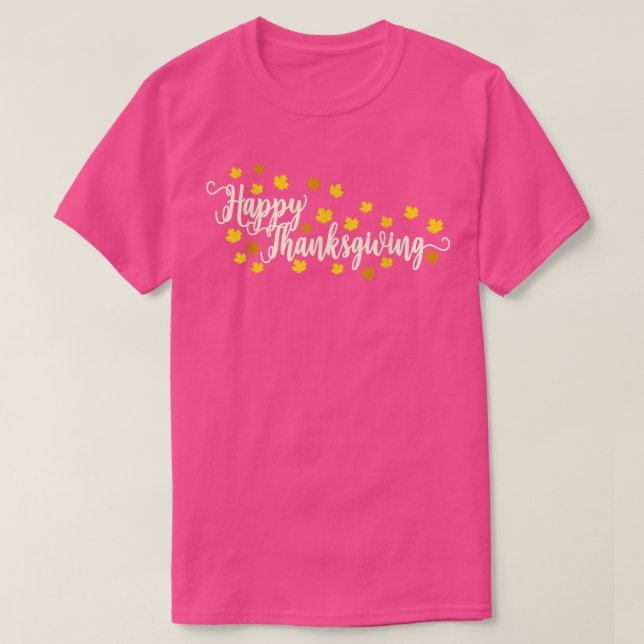 Glückwunsch Thanksgiving Herbstgeburtsfeier Herbst T-Shirt (Design vorne)