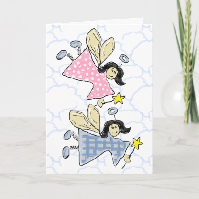 Glückwunsch Twins Karte (Vorderseite)