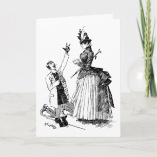 Glückwunsch-Verlobungskarte Karte