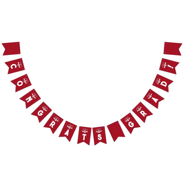 Glückwunsch von Jurastudien, die Fahnen jagen Wimpelkette (Alle)