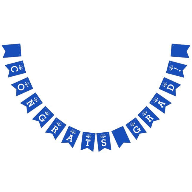 Glückwunsch von Jurastudien, die Fahnen jagen Wimpelkette (Alle)