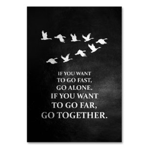 Glückwunsch, wenn Sie Gewollt, zusammen zu gehen Tischnummer