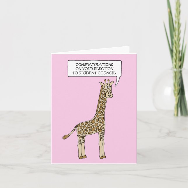 Glückwunsch zu den Wahlen zum Schulrat Karte (Vorderseite)