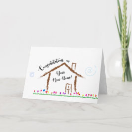 Glückwunsch zu Ihrer neuen Zuhause Karte