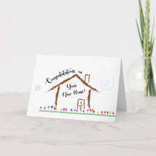 Glückwunsch zu Ihrer neuen Zuhause Karte