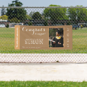 Glückwunsch zu unserem Grad Brown Banner