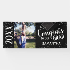 Glückwunsch zu unserem Grad ein Foto im Jahr Banner