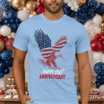 Glückwunsch zum 250. Jahrestag Amerika Patriotisch