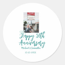 Glückwunsch zum 50. Hochzeitstag Foto Türkise Schl