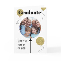 Glückwunsch zum Abschluss von uns Foto