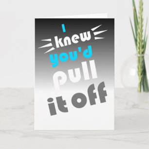 Glückwunsch zum Bestehen der Bar-Prüfung Karte