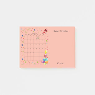 Glückwunsch zum Geburtstag November 2022 Post-it N Klebezettel