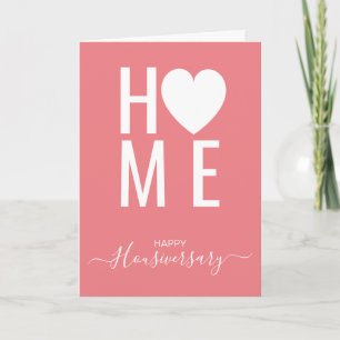 Glückwunsch zum Hausjubiläum Hausjubiläums-Empfehl Karte