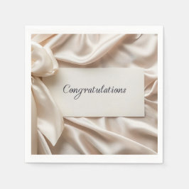 Glückwunsch zum Hochzeitspapier Napkin Serviette