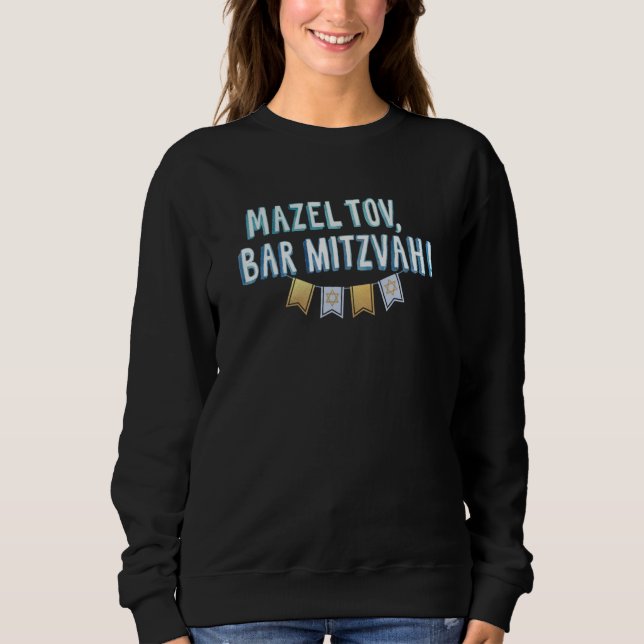 Glückwunsch zur Bar Mitzwa Sweatshirt (Vorderseite)