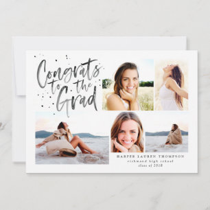 Glückwunsch zur graduierten multi Fotomitteilung Ankündigung