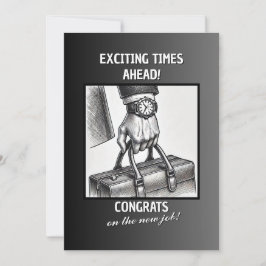 Glückwunsch zur neuen Aufgabe Feiertagskarte