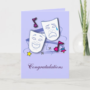 Glückwunsch zur Theaterleistung: Spielen Karte