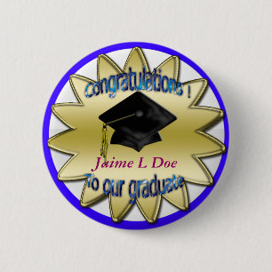 Glückwunschabsolvent Gedenk Button