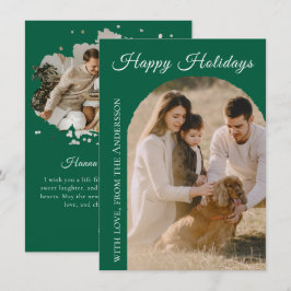 Glückwunschbogen Arch 2 Foto Feiertagskarte