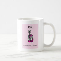 Glückwünsche 10K für weiblichen Läufer
