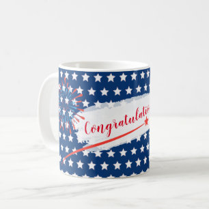 Glückwünsche 4. amerikanischer USA Flagge Julis Kaffeetasse