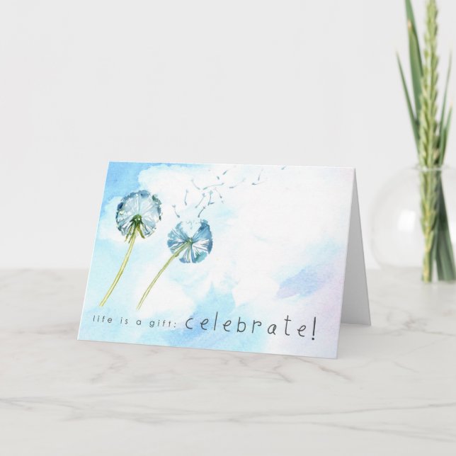 Glückwünsche an Ihrem Adoptionstag Karte (Vorderseite)