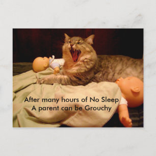 Glückwünsche an neue Eltern Postkarte