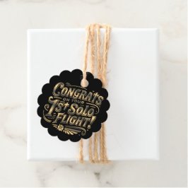 Glückwünsche auf Ihrem 1. Solo Flug! Geschenkanhänger