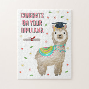 GLÜCKWÜNSCHE AUF IHREM DIPLLAMA! PUZZLE