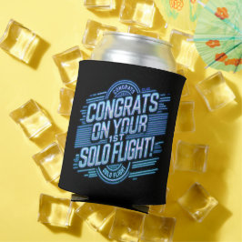 Glückwünsche auf Ihrem ersten Solo-Flug Dosenkühler