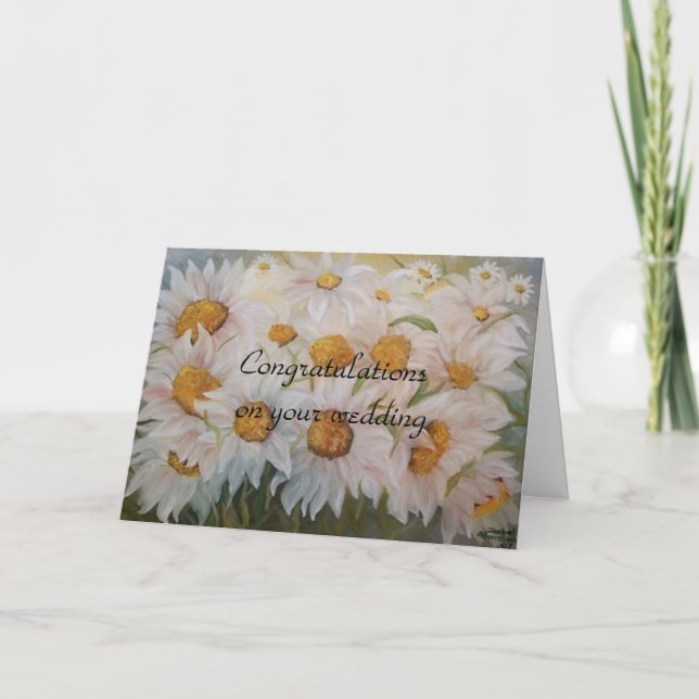 Glückwünsche auf Ihrer Hochzeit Karte (Vorderseite)