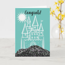 Glückwünsche auf Ihrer neuen Zuhause-Grußkarte