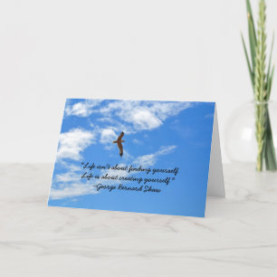 Glückwünsche George Bernard Shaws MFA Karte