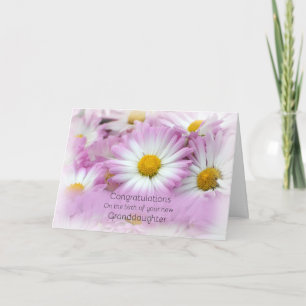 Glückwünsche, neue Enkelin Karte