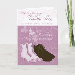 Glückwünsche zum Hochzeitstag von Nichte und neuem Karte