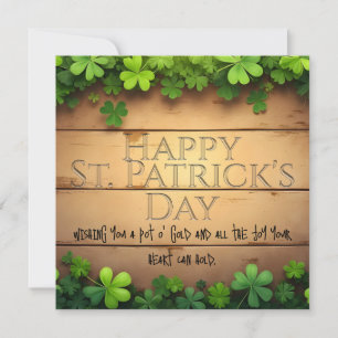 Glückwünsche zum St. Patrick's Day 🍀