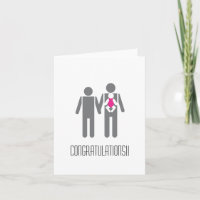 Glückwünsche - zwei Väter und eine Tochter