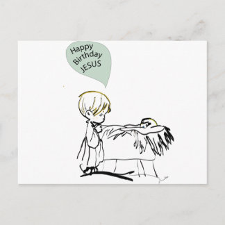 Glückwunschjesus Postkarte