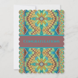 Glückwunschkarte - Content Mandala Einladung