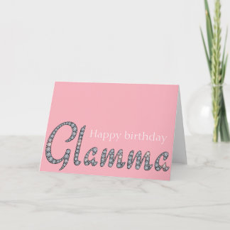 Glückwunschkarte für Glamma Karte