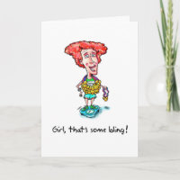 Glückwunschkarte für Marathoner - Bling